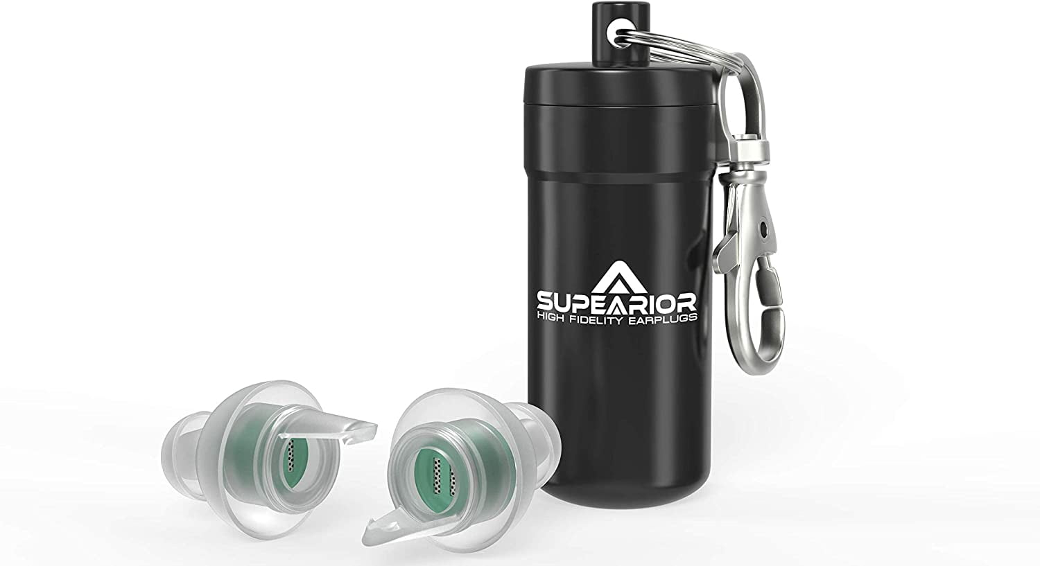 Supearior - High Fidelity Earplugs, Concert and Musician Earplugs, Reusable Ear Plugs, Earplug for Hearing Protection