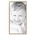 thumbnail image 2 of ArtToFrames 24" x 46" Silver with Black Lip Picture Frame, 24x46 inch Multi Wood Poster Frame (WOM-5193),  Pack, 2 of 7
