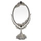 thumbnail image 2 of Espejo de maquillaje espejo cosmético retro eurogeo soporte regalo doble Cara metal Doble Cara Estilo Europe Espejo de Belleza Antiguo Pinta Facial, 2 of 7
