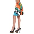 thumbnail image 2 of Women's Chevron Printed Fit and Flare Skirt, 2 of 3