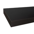 thumbnail image 3 of InPlace Shelving 9084650 Floating Wall Mountable Shelf with Invisible Brackets, Espresso, 48-Inch Wide by 10-Inch Deep by 2-Inch High, 3 of 4