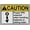 Warning Sign 4, variant on Weatherproof ANSI Exit Sign (to Prevent entrapment do not Start Door Downward Unless Doorway is Clear) 12x8 Inch UV Resistant Indoor Outdoor Workplace Insdustrial Caution Danger Warning Sign