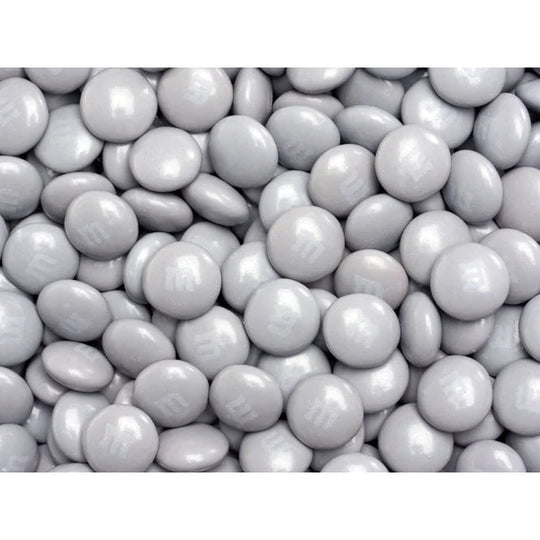 M&M's Milk Chocolate Candies Bulk Silver - Single Color - 10 lbs (Pack of 1)