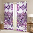 thumbnail image 2 of Castle Fairy Paisley Mandala Curtains Pack of 2 (42x84 Each),Boho Curtains Blackout, 2 of 6