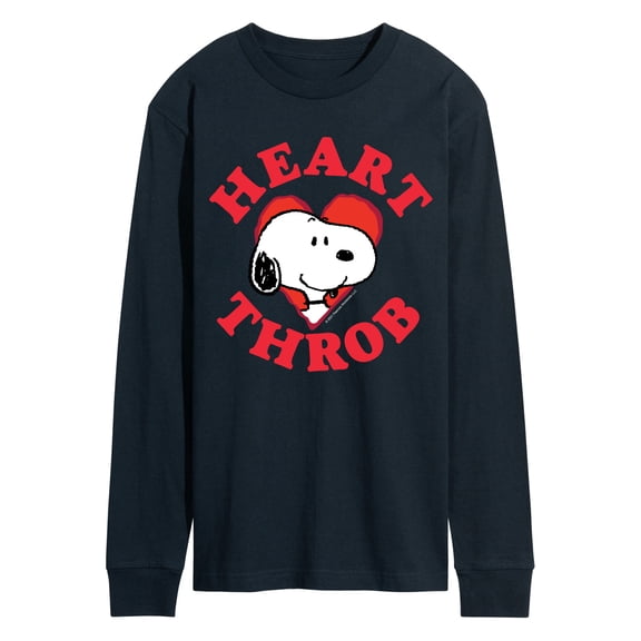 Peanuts - Snoopy Heart Throb - Men's Long Sleeve Graphic T-Shirt