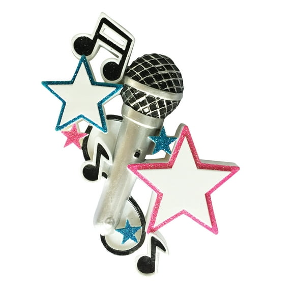 Karaoke Personalized Christmas Ornament