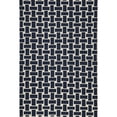 thumbnail image 1 of Momeni Laguna 5' X 8' Contemporary Hand Woven Wool Rug in Navy, 1 of 3