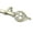 Light Gold, variant on Flora Curtain Rod 66-120 inch - Black