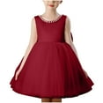 thumbnail image 1 of Bwiyojiz Robe Formelle pour Enfants Tailles 100-150 Sans Manches en Mousseline Princesse, 1 of 4