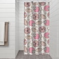 thumbnail image 2 of Pink Football Shower Curtain 36"x72" ,Bathroom Decorative Shower Curtains Set with 12 Hooks,Modern Waterproof Washable Shower Curtain, 2 of 6