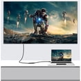 thumbnail image 4 of KOMI is suitable for Type-c extension cable male to female 4K projection screen audio and video cable 20G data cable Expansion dock cable PD240W grey aluminum shell + grey brhelp cable, 3m, 4 of 4