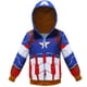 thumbnail image 1 of Nueva sudadera de otoño Superhéroe Capitán América Pijamas Cosplay Suéter Coches Dibujos animados Top Cremallera Sudadera con capucha Ropa para niños 140 (6 años) Gao Jinjia LED, 1 of 2