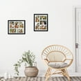 PHAREGE 4x6 Black Collage Picture Frames, Black 5Opening Set of 4
