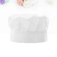 thumbnail image 3 of REACHISE Cotton Chef Hat Adjustable Bouffant Cap Kitchen Waiter Cap White, 3 of 8