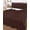 Brown, variant on Grey Twin Size Down Alternative Comforter, Lightweight Comforter Quilt Bedding Set with Pillow Shams Vintage Leather Patterned Texture Solid Modern All Seasons Bed Comforter Duvet Insert 68"x86"