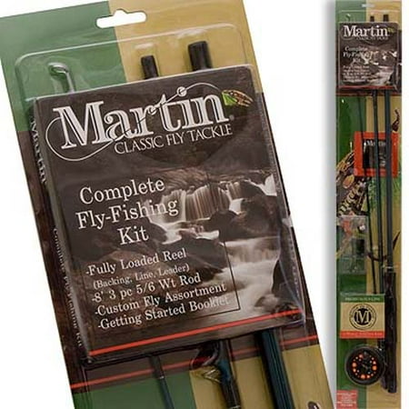 Cross Water Fly Rod - Zebco Sales Co. LLC ZEB-MRT56TK-6L-BP6M MARTIN COMPLETE FLY ROD KIT