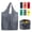 red,navy,green,gray,yellow,orange,, variant on Clearance Under $1.39 Reusable Grocery Bags Foldable Heavy Duty Shopping Tote with Elastic Strap for Kitchen and Travel