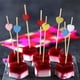 thumbnail image 5 of Palillos de dientes TUNC Con forma de corazón rojo para aperitivos 100 un, 5 of 5