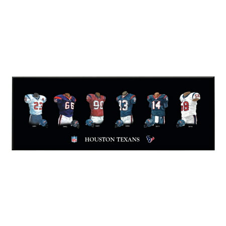 Winning Streak - NFL Uniform Plaque, Houston Texans