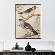 Twee Vogels Op Takken - 1878 1917 | Theo Van Hoytema | Premium Fine Art Print | 20th Century Dutch | Art Nouveau | Portrait | Nature Art