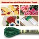thumbnail image 4 of Yuarrent Hilo de bordar de 2 piezas, accesorios metálicos para bricolaje, suministros de hilo para manualidades, ovillos de costura, hermosas Artesanía verde oscuroE699, 4 of 6