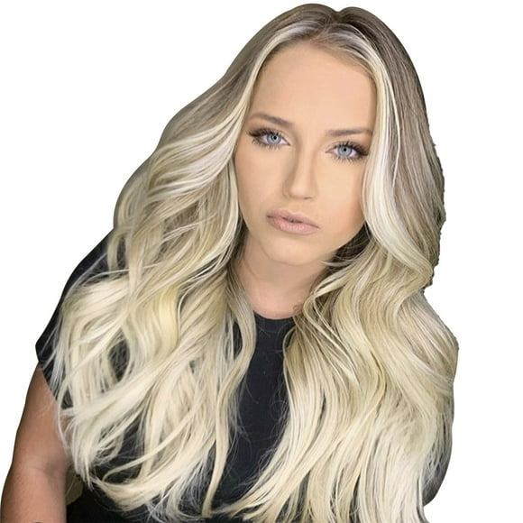 Blonde Synthetic Wig,Long Curly Wig Heat Long Curly Wig Blonde Wig Tried and Trusted