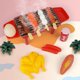 thumbnail image 2 of Barbacoa para bebé, juego de cocina, juguetes para niños, utensilios de cocina, comida, barbacoa, papel, 2 of 5