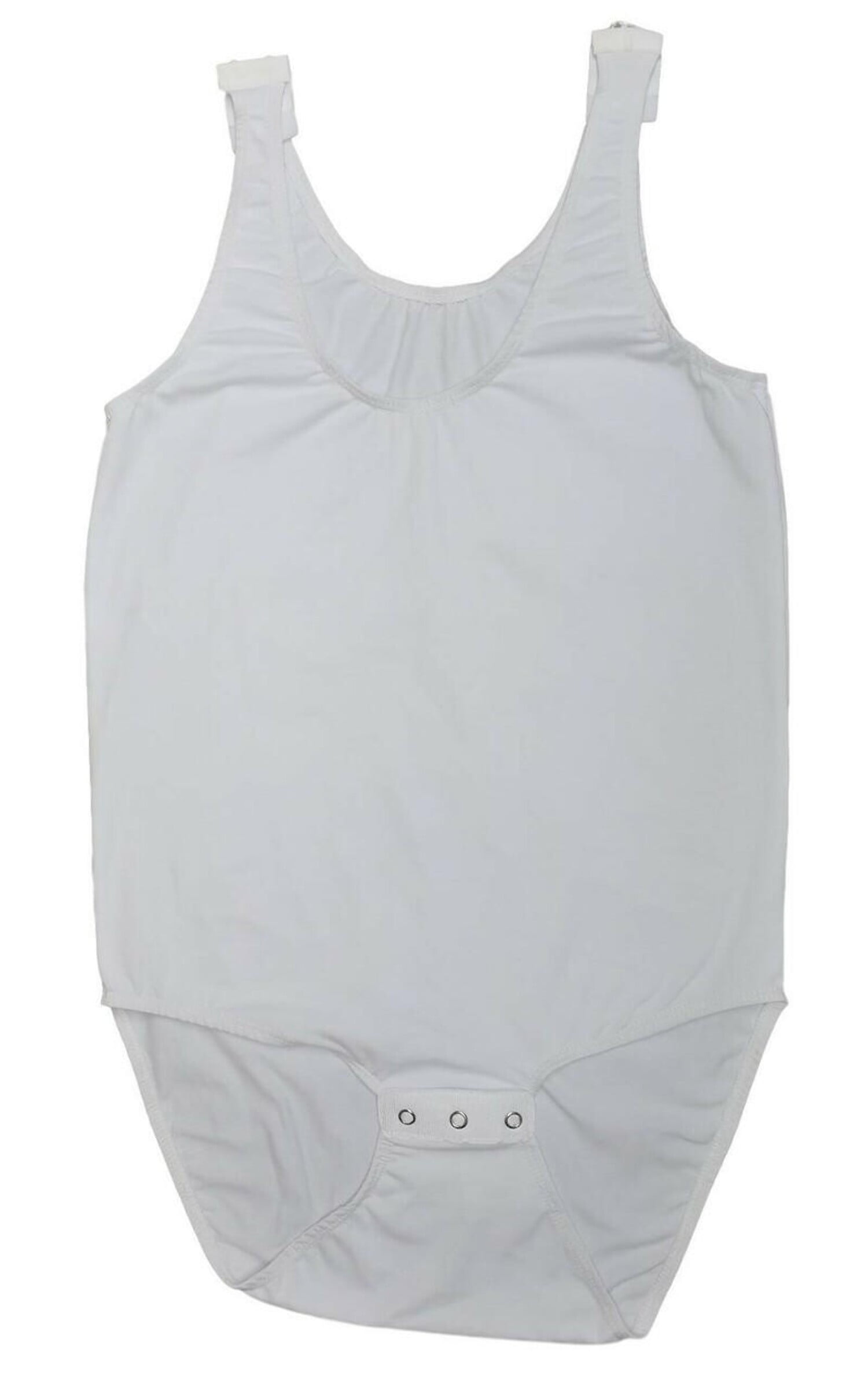 Children's Anti-Strip Onesie Bodysuit with Snaps at Shoulder and Crotch