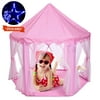 Boys & Girls Play Tent Catle, Children Play Tent for Girls Princess Castle Indoor & Outdoor Use, with Star Fairy Lights&Carry Case