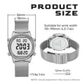 thumbnail image 4 of Women Pedometer Watch-Step Tracker Watch with Calories Counter-Non Bluetooth Pedometer Watches-LCD Large Numbers-30M Waterproof Watch-Sport Pedometer Watch Step Counter for Walking, 4 of 7