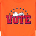 thumbnail image 3 of Peanuts - Vote Snoopy - Men's Crew Neck Fleece Pullover, 3 of 7