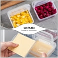 thumbnail image 3 of Plateau Alimentaire 2 Pcs Boîtes de Rangement Transparentes pour Tranches de Fromage, 3 of 6