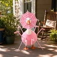 thumbnail image 5 of 7 Inch Desk Goose Outfits, Halloween Spider Web Themed Clothes Set, Decorative Dress Up Supplies For 7in Desktop Goose, Holiday Desk Display Decor (Orange), 5 of 7