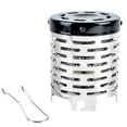 thumbnail image 4 of Limited Time Qaailabf Outdoor Camping Heating Cover Stainless Steel Windproof Stove Cover, 4 of 9