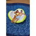 thumbnail image 3 of Swimline 56.5" Inflatable Lotus Blossom 2-Person Swimming Pool Float - Green/White, 3 of 3