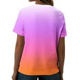 thumbnail image 5 of White Blouse for Women Dressy Cotton Womens Funny T Shirts Fitted Generic Womens Tops Hide Belly, 5 of 5