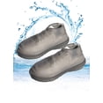 thumbnail image 3 of Waterproof Non-Slip Rubber Rain Shoe Covers, Elasticity Galoshes for Traveling, Reusable Boot Overshoes, Fit for Men,Women,Kids, 3 of 8