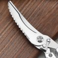 thumbnail image 2 of Professional Kitchen Scissors, Stainless Steel Poultry Scissors, Serrated Edge Meat Scissors, Bone Scissors With Gift Box For Chicken, Meat, Vegetable, 2 of 5