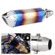 thumbnail image 5 of Silenciador trasero Universal Ticfox Acero inoxidable para motocicleta tubo de escape 51mm color azul brillante, 5 of 9