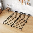 thumbnail image 2 of Memoryfield Metal Queen Bed Frame, 6" High Platform Bed Frame, Heavy Duty 800Lbs Capacity, No Box Spring, No Screws Needed with Reinforced Slats, Easy Assembly, Black, 2 of 9