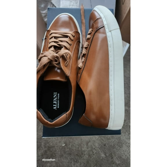Alfani; Casual & Dress Shoes Memory Foam Casual & Dress Shoes, Brown, 7M