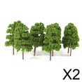 thumbnail image 1 of 2x 10 Piezas de árboles Modelo de Bricolaje de Plástico para Decoraciones de Diorama de de Parque de Trenes CUTICAT  Modelo de árbol, 1 of 8