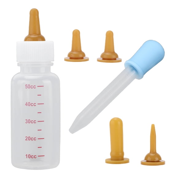 Kitten Bottles for Nursing, Small Pet Nurser Bottle Type Portable Nursing for Puppy Squirrel Kittens