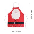 thumbnail image 2 of 1Pc Christmas Apron Home Apron Creative Kitchen Apron Santa Clause Apron, 2 of 8