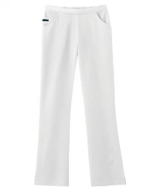 Classic Fit Collection by Jockey Women's 5 Pocket Smart Scrub Pant Small White 