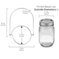 thumbnail image 5 of 12 Pack Mason Jar Hangers, Stainless Steel Wire Handles Hangers for Regular Mouth Mason, Ball, Canning Jars, Canning Jars Hanger, Hanging Jars, Jar Hanging Hook, Sliver, 5 of 8