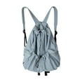 thumbnail image 2 of Bolsa de gimnasia de moda portátil de mochila casual de mochila para adultos caminando para acampar Azul, 2 of 8
