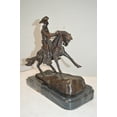 thumbnail image 6 of Cowboy, a Frederic Remington Replica Bronze Statue - Size: 14"L x 8"W x 13"H., 6 of 11