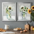 thumbnail image 4 of 2 Piece Set Sunflower I Premium Framed Canvas - Ready to Hang - 22.5 x 30.5 Each - Silver Frame, 4 of 8