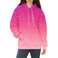 thumbnail image 7 of Bovemsi Sweatshirt for Women Large Hoodie With Gradient Print Plus Size Long Sleeved Sweater Pullover Autumn Pocket Clothes Comfort Hoodie, 7 of 7